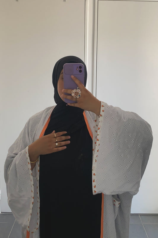 Peach Abaya